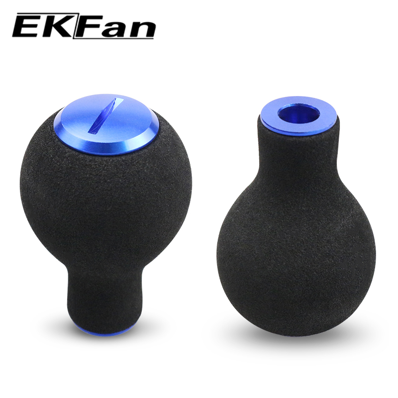 Fishing Lure Accessories - EKFan EVA 超軽量スピニングベイトキャスティングリールノブ（SHI/DAI対応、ベアリング付き、ルアーリールハンドル、DIYパーツ、アクセサリー）