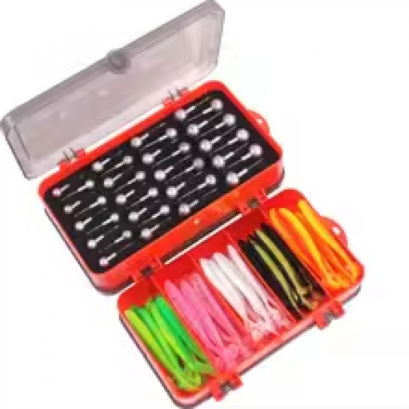携帯用両面仕切り付きのルアーボックスと、ソフトルアー収納オー - Fishing Lure Soft Plastic のレビューと価格