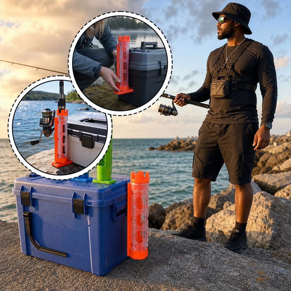 釣り竿ホルダー、取り外し可能なABS製釣り竿スタンド、バケツ - Fishing Lure Accessories のレビューと価格
